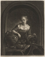 TvB G 3334
<br/>
Meisje met een waterkruik in een nis
<br/>
<em>Wakkerdak, Pieter Anthonij (1729-1774)</em>